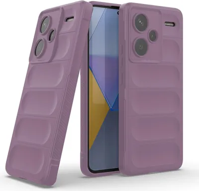 Produktbild von Handy Hülle für Xiaomi Redmi Note 13 Pro+ 5G Grip Case Cover Schutzhülle Softgrip Farbe: Violett