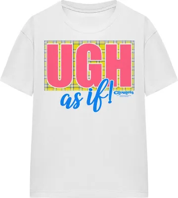 Produktbild von Clueless - "Ugh As If" T-Shirt für Herren/Damen Uni TV15552 (S) (Weiß)
