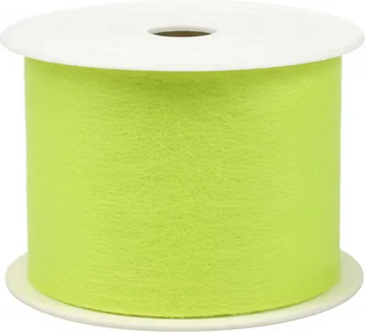 Produktbild von Vlies-Dekoband Schwarz 6 cm x 20 m – Leicht transparentes Dekoband auf Rolle – Vliesband für Floristik, Tischdeko, Geschenke & Bastelarbeiten grün