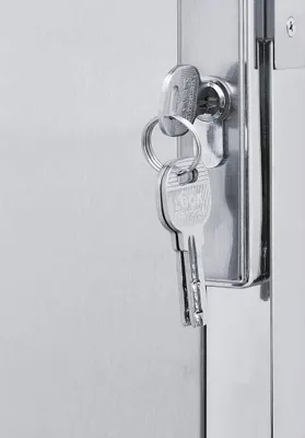 Produktbild von vidaXL Gartentor 85 x 70 cm Edelstahl Silber Abschließbar
