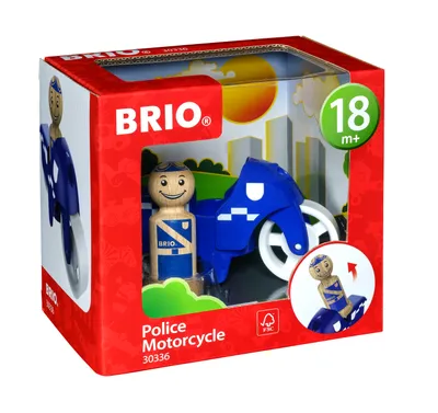 Produktbild von BRIO Polizeimotorrad; 30336