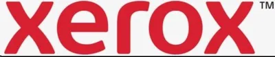 The Xerox logo is displayed prominently in red on a white background.