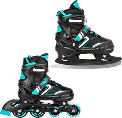 Produktbild von 2in1 Inlineskates Schlittschuhe Raven Helixi 30-33