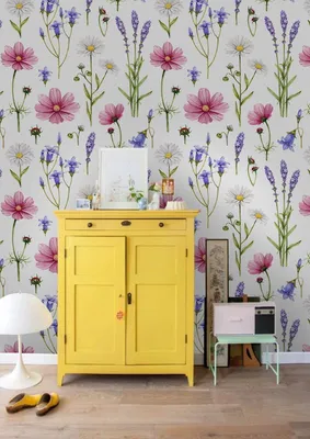 Produktbild von Coloray Fototapete 104x70 cm Vlies-Fototapete - Wilde Blumen