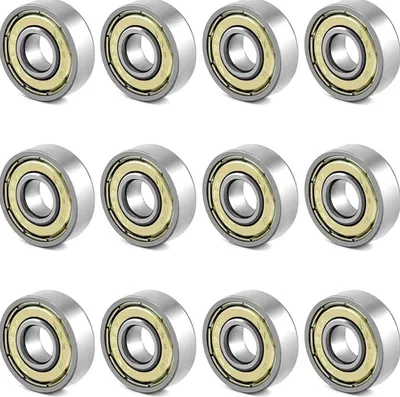 Produktbild von 12 Stš¹ck 608zz Kugellager Metall Rillenkugellager 8x22x7mm Skateboard