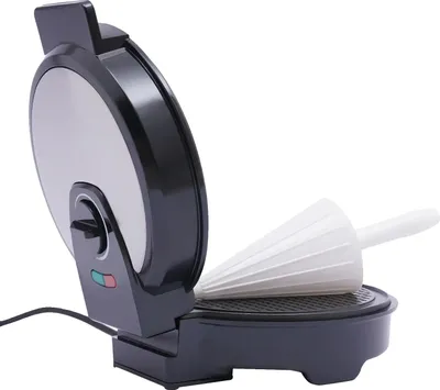 Zdjęcie produktu dla Maszyna do lodów, powłoka nieprzywierająca, regulowana temperatura, 220 V, czarna