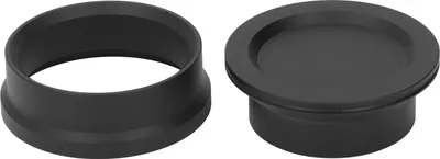 Produktbild von Moka-Kaffeeverteiler, Aluminiumlegierung, einfach zu bedienen, stabiles Kaffeeverteilerwerkzeug für 150 ml Moka-Kanne mit 2 Ventilen, schwarz