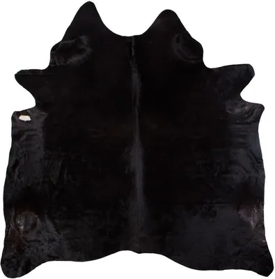 Produktbild von Luxor Living Rinderfell schwarz uni 3-5 m²