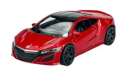 Image de Welly 2015 Honda NSX Rouge Échelle 1:34-1:39 Maquette en métal moulé Neuve dans sa boîte 43725