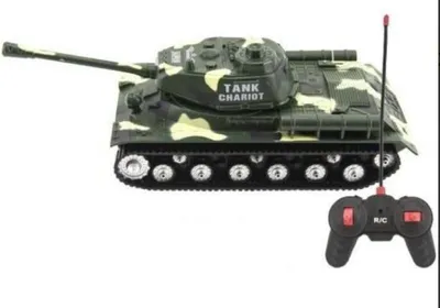 Obrázek produktu pro Tank RC PANTHER plast 25cm na baterie 27mHz se zvukem se světlem.