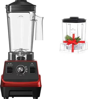 Produktbild von Hochleistungsmixer, 1,8 l Kapazität, Druckknopfsteuerung, 31000 U/min, G5001 ROT, EU-Stecker