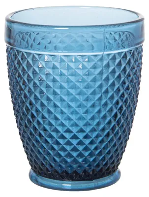 6er-Set Glasgläser 300 ml blau 9x10,5 cm