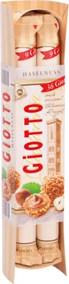 Verpackunsbild seotlich Giotto 4 Stangen Haselnuss nach original italienischem Rezept 154g