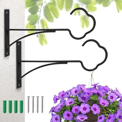 Obrázok produktu pre Železný háčik na rastliny, 27 cm, čierny