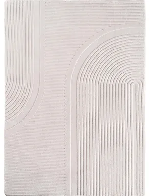Obrázek produktu pro Carpetsale24 Boho Koberec Skandinávský Krátký Vlas s 3D Efektem Pratelný Moderní Koberec do Obývacího Pokoje, Velikost: 120x170 cm
