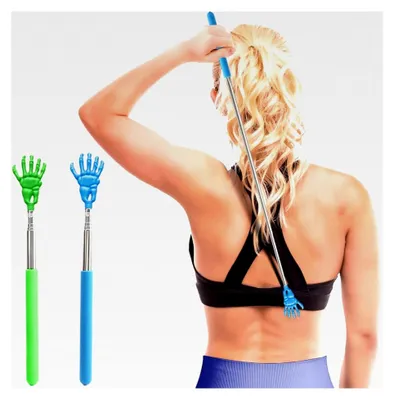 Produktbild von 2 Stück manuelle Rückenkratzer, ausziehbar, tragbar, Massagegerät für den Rücken