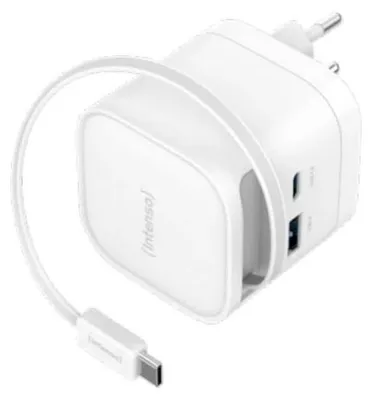 Imagen del producto de Intenso 7806522 Intenso Compact Fast Charger 65W USB-C/USB-A White