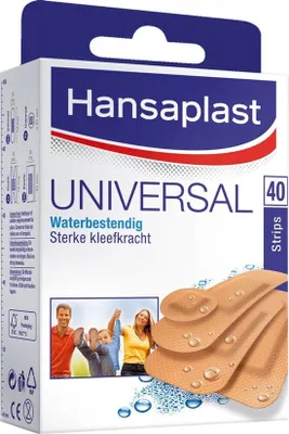 Produktbild von Hansaplast wasserfeste Universalpflaster (40 Stück)