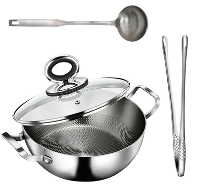 Titan-Bratpfanne 30 cm, antihaft, mit Doppelgriff, ofenfest