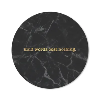 Produktbild von MuchoWow® Mauspad Mousepad Zitate - Sprichwörter - Gold - Marmor 20x20 cm - Mousepads - Maus Mat - Pad - Mausunterlage - Schreibtischmatte