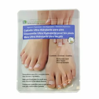 Image de Chaussettes hydratantes pour les pieds LUXIDERMA - 2 pièces