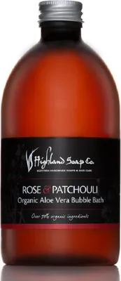 Produktbild von The Highland Soap Company Schaumbad Rose & Patchouli 500ml