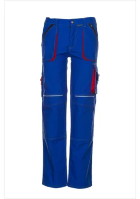 Produktbild von Planam Basalt Bundhose kornblau/rot Gr. 52, 2821052