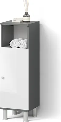 Produktbild von Midischrank Livinity Fucino Anthrazit 30 x 95 cm, Model 52494