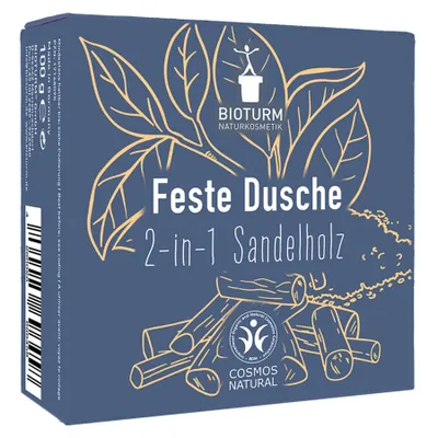 Image de Douche solide santal 2-en-1, 100 g