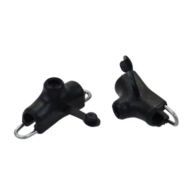 Produktbild von 2x Bowdenzug Öler Schmiernippel schwarz 5 mm für Mofa Moped Mokick Roller