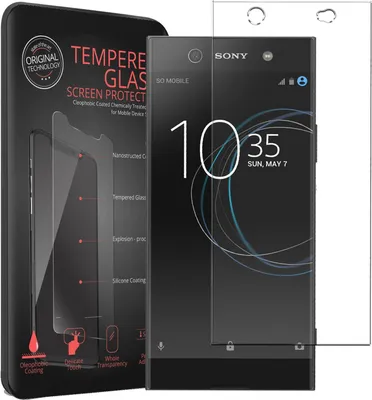 Produktbild von 2x Conie Glasfolie für Sony Xperia XA1 Ultra Displayschutz Folie Panzer Glas Premium Schutzfolie Set Blasenfrei
