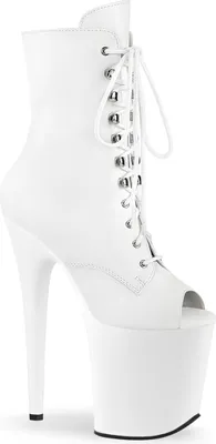 Produktbild von FLAMINGO-1021 Damen Booties von Pleaser, Weiß  , EU 38, US 8
