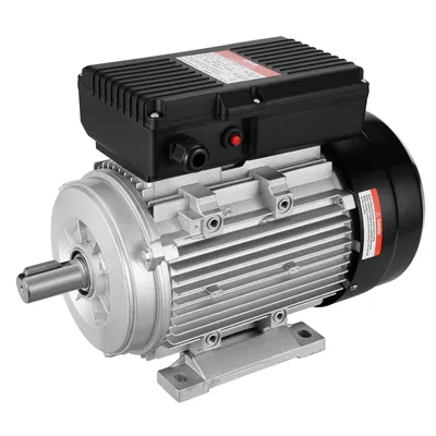Produktbild von VEVOR 2,2 kW Elektromotor 2800 U/min, Wechselstrom 220–240 V, 13,8 A, 90 l, B3-Rahmen, Luftkompressormotor einphasig, 24 mm Keilwelle, Rechts-/Linkslauf für landwirtschaftliche Maschinen und allgemeine Geräte