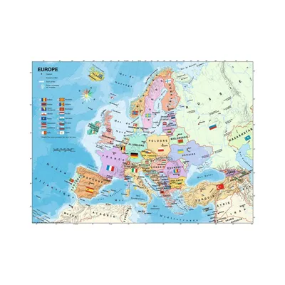 Produktbild von RAVENSBURGER Puzzle Europakarte XXL (Französisch) 200 Teile