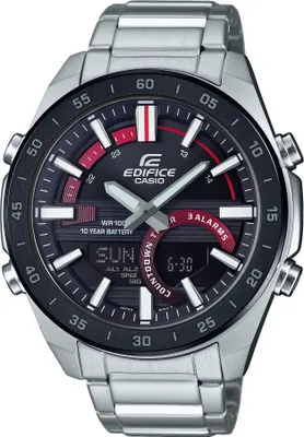 Produktbild von Casio Edifice Herrenuhr ERA-120DB-1AVEF Edelstahl Armbanduhr