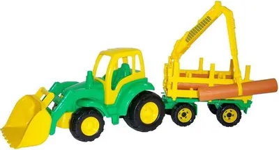 Produktbild von Bagger mit Anhänger und Holzfrachter Champion