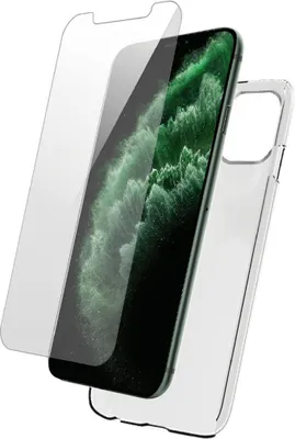 Zdjęcie produktu dla BigBen Connected, etui TPU do Apple iPhone 11 Pro i osłona ekranu ze szkła hartowanego, przezroczysta