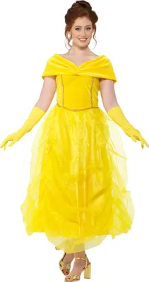 Immagine prodotto di Incantevole costume da donna da principessa delle fiabe giallo - M