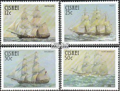 Produktbild von Briefmarken Südafrika - Ciskei 1985 Mi 83-86 (kompl.Ausg.) FDC Truppenschiffe