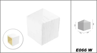 Produktbild von DECO WOOD Kopplungsstück modern aus Polyurethane, Verzierung Modern, PolyurethanBalkendeko Holzoptik (weiß - 14x14cm) Hartschaum Deckenverkleidung