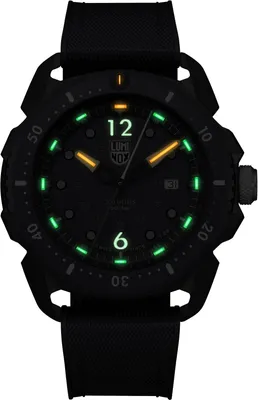 Produktbild von Luminox XL.1053 ICE-SAR Arctic Herren Uhr, 46mm, 20 ATM, Karbon Gehäuse, Saphirglas, Kautschuk Armband, Schwarz Gehäuse, Blaues Zifferblatt, Blaues Armband, Tritium-Hintergrundbeleuchtung, Sanitäter-Sekundenzeiger, robust, sportlich, militärisch