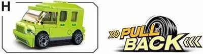 Produktbild von Sluban Pullback Elektro Auto grün M38-B1067H