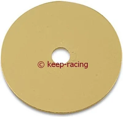 Produktbild von Unterlegscheibe für Sitze/Sitzhalter, Aluminium, 60 x 8 x 2mm, eloxiert, Farbe:gold