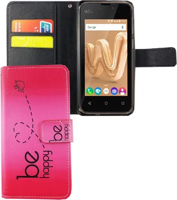 Zdjęcie produktu dla Etui na telefon komórkowy Wiko Jerry Max Be Happy Pink