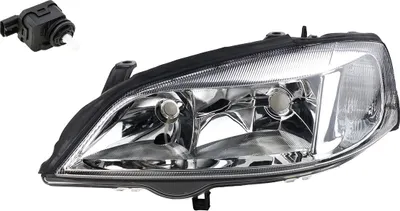 Immagine prodotto di Johns, proiettore alogeno adatto per Opel Astra G 02/98-01/05 incluso servomotore