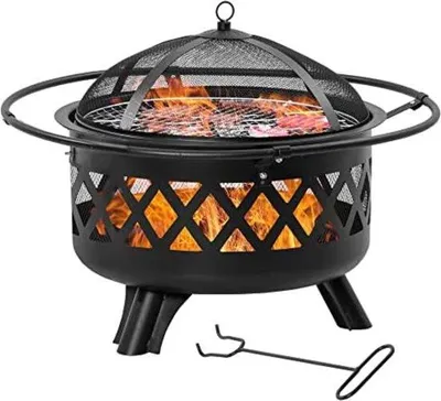 Produktbild von Famanu Feuerstelle 2-in-1 Design - Schwarz