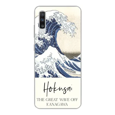 Produktbild von MuchoWow® Handyhülle Schutzhülle Hülle für Samsung Galaxy A70 Die große Welle von Kanagawa - Katsushika Hokusai Silikon Softcase Handy Hülle - Schutzhaube