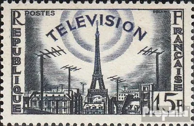 Produktbild von Briefmarken Frankreich 1955 Mi 1047 (kompl.Ausg.) postfrisch Fernsehen