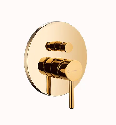Produktbild von Omnires Y Y1235GL Unterputz-Wannen-/Brausebatterie, goldfarben