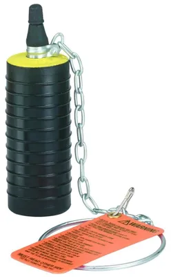 Produktbild von Brinko Absperrblase 70-100mm für Rohre, DN70, Kunststoff, pneumatisch, schwarz, 1 Stk.